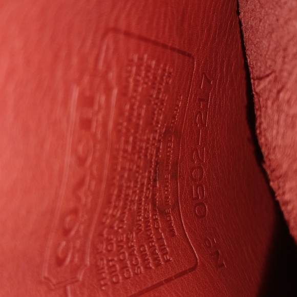 VINTAGE EARLY 1990's COACH SCOOTER BAG - Picture 12 of 17